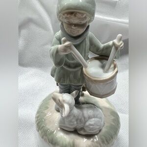 COPY - Little drummer boy-porcelain music box